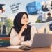 Mahasiswa perlu mempersiapkan diri menghadapi dunia kerja dengan mengasah keterampilan, menambah pengalaman, serta beradaptasi dengan perkembangan teknologi dan kecerdasan buatan (AI). (Sumber: Generated AI).