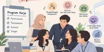 PSDM Itu Bukan Cuma Soal Program Kerja, Tapi Soal Orang di Dalamnya 56 Pengembangan Sumber Daya Manusia (PSDM) dalam organisasi mahasiswa tidak hanya berfokus pada pelaksanaan program kerja, tetapi juga pada proses pembelajaran, pemberian tanggung jawab, dan evaluasi untuk mendorong anggota terus berkembang. (Sumber: Generated AI).