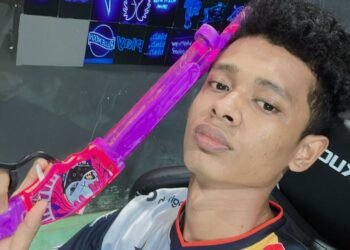Santa Aji Hasibuan atau Sanji APW, kreator konten asal Pangkalan Brandan, Kabupaten Langkat, Sumatera Utara, yang dikenal lewat konten gaming dan komedi di media sosial. (Sumber: Dokumentasi Pribadi).
