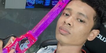 Santa Aji Hasibuan atau Sanji APW, kreator konten asal Pangkalan Brandan, Kabupaten Langkat, Sumatera Utara, yang dikenal lewat konten gaming dan komedi di media sosial. (Sumber: Dokumentasi Pribadi).