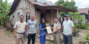 Wujudkan Keadilan Agraria, Kantah Kota Lhokseumawe Serahkan Sertipikat PTSL bagi Masyarakat Berpenghasilan Rendah di Gampong Baloy