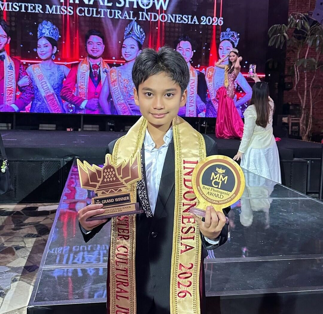 Muhammad Afif Al Ahza Sabet Gelar Grand Winner Mr Cultural Junior Indonesia 2026
