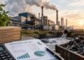 Ilustrasi penerapan Environmental Management Accounting (EMA) dalam industri manufaktur untuk membantu perusahaan mengidentifikasi biaya lingkungan, mengurangi pemborosan bahan baku, serta meningkatkan efisiensi penggunaan sumber daya. (Sumber: Generated AI).