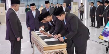 Pesan Menteri ATR/Kepala BPN saat Lantik 152 Pejabat: Berikan Pelayanan Terbaik untuk Rakyat